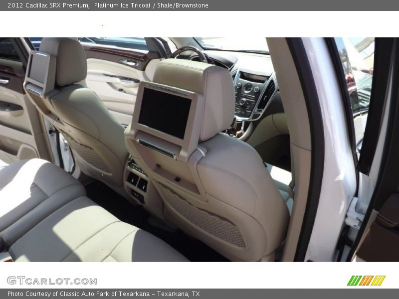 Platinum Ice Tricoat / Shale/Brownstone 2012 Cadillac SRX Premium