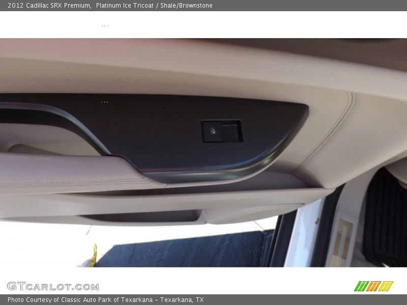 Platinum Ice Tricoat / Shale/Brownstone 2012 Cadillac SRX Premium