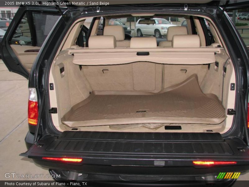 Highland Green Metallic / Sand Beige 2005 BMW X5 3.0i