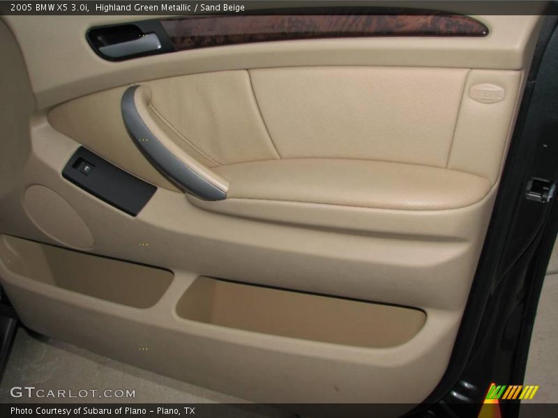 Highland Green Metallic / Sand Beige 2005 BMW X5 3.0i