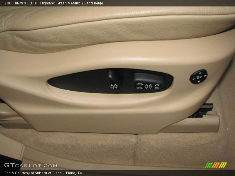 Highland Green Metallic / Sand Beige 2005 BMW X5 3.0i
