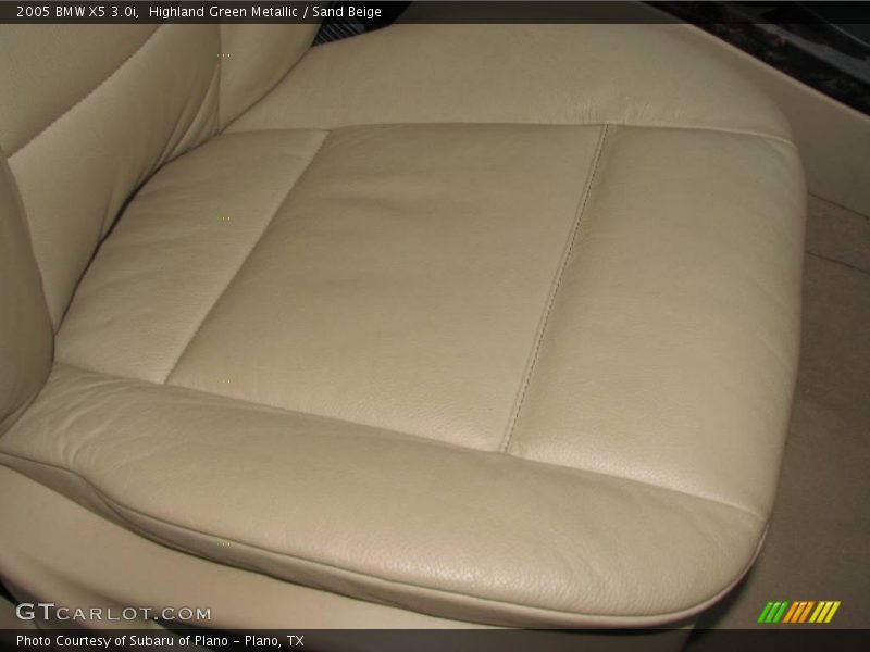 Highland Green Metallic / Sand Beige 2005 BMW X5 3.0i
