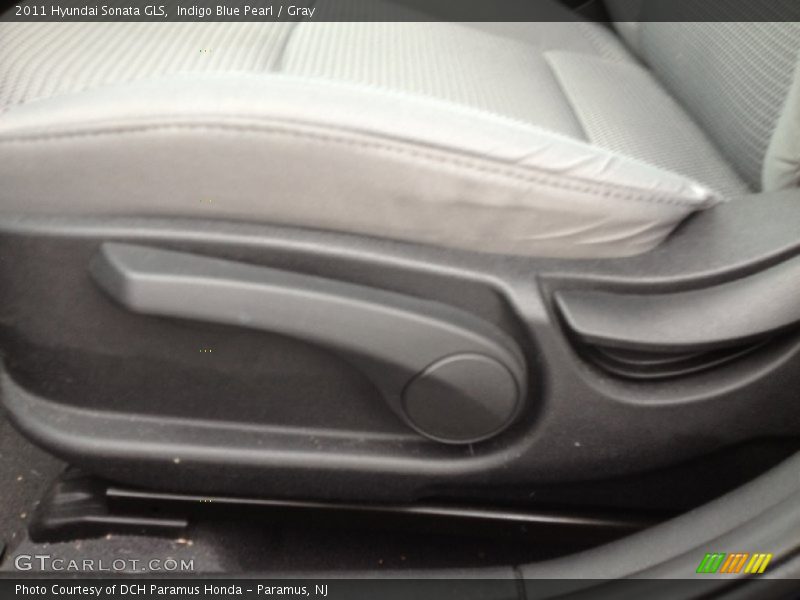 Indigo Blue Pearl / Gray 2011 Hyundai Sonata GLS