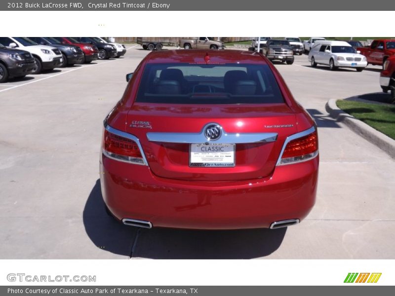 Crystal Red Tintcoat / Ebony 2012 Buick LaCrosse FWD