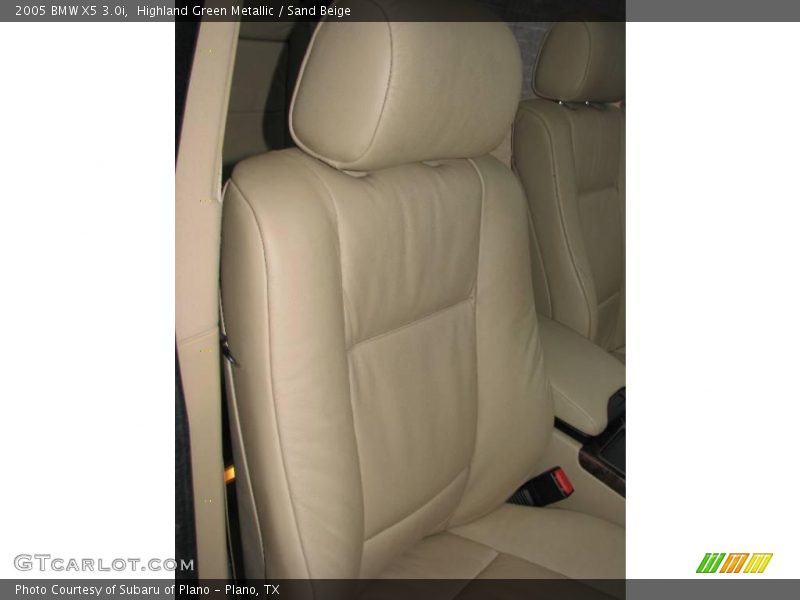 Highland Green Metallic / Sand Beige 2005 BMW X5 3.0i