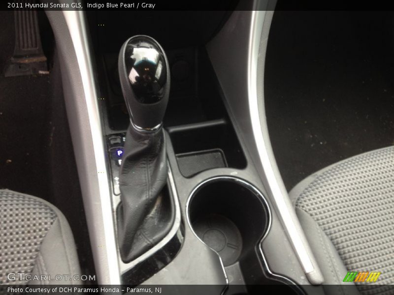 Indigo Blue Pearl / Gray 2011 Hyundai Sonata GLS