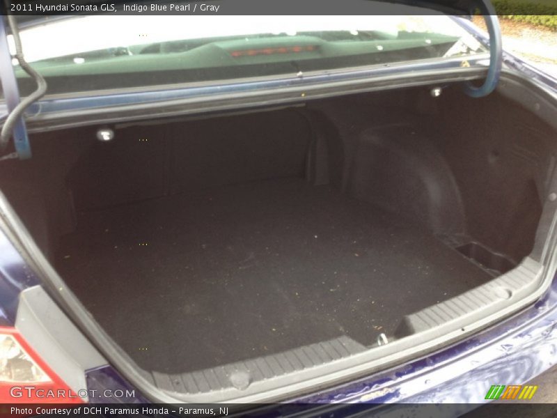 Indigo Blue Pearl / Gray 2011 Hyundai Sonata GLS