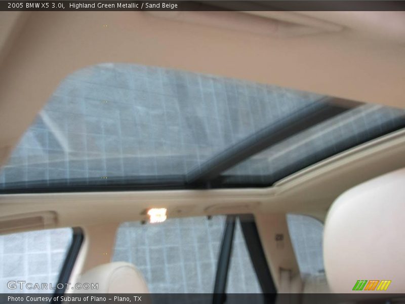 Highland Green Metallic / Sand Beige 2005 BMW X5 3.0i