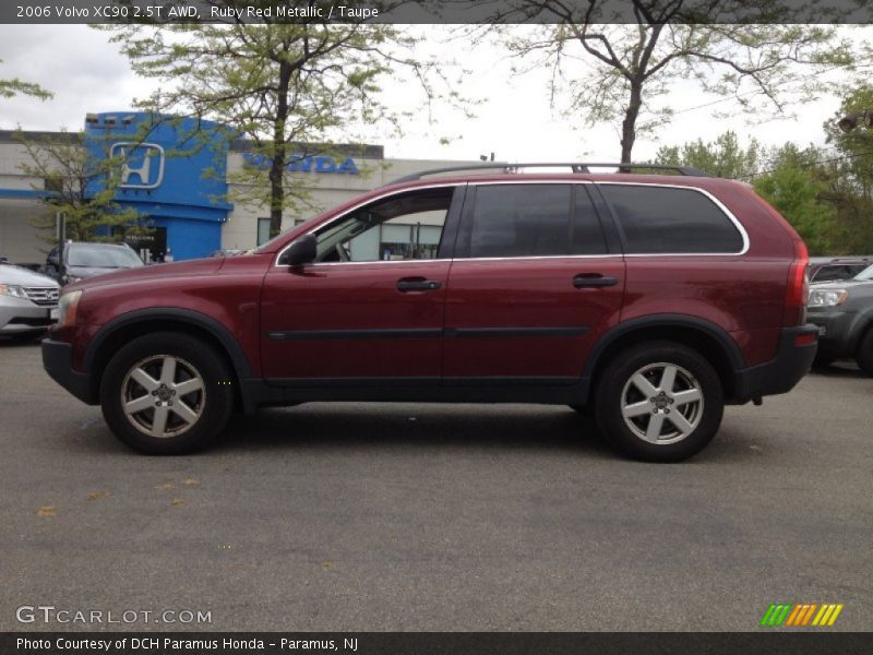 Ruby Red Metallic / Taupe 2006 Volvo XC90 2.5T AWD