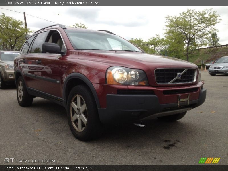 Ruby Red Metallic / Taupe 2006 Volvo XC90 2.5T AWD