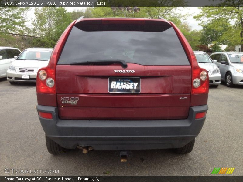 Ruby Red Metallic / Taupe 2006 Volvo XC90 2.5T AWD