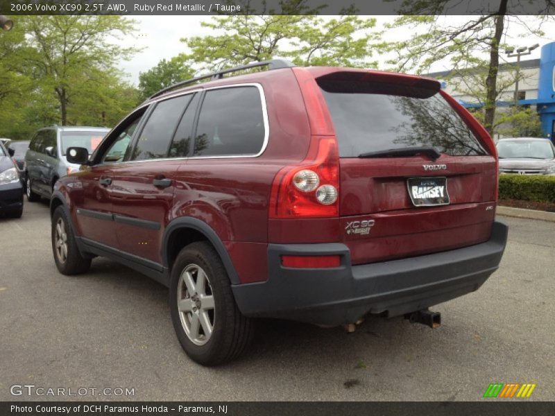 Ruby Red Metallic / Taupe 2006 Volvo XC90 2.5T AWD
