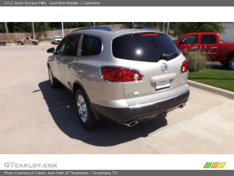 Gold Mist Metallic / Cashmere 2012 Buick Enclave FWD