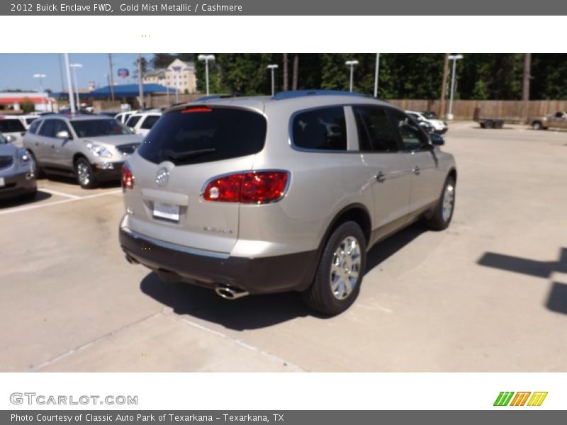 Gold Mist Metallic / Cashmere 2012 Buick Enclave FWD