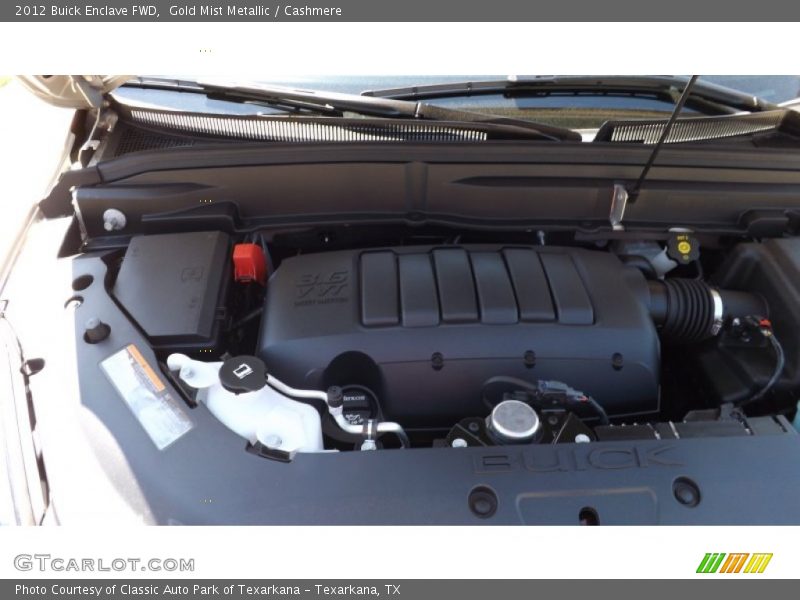 Gold Mist Metallic / Cashmere 2012 Buick Enclave FWD