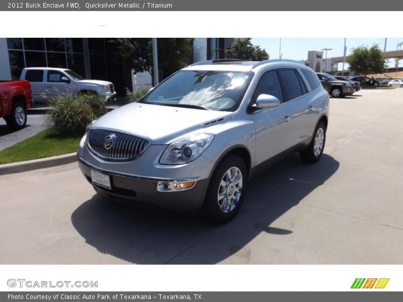 Quicksilver Metallic / Titanium 2012 Buick Enclave FWD