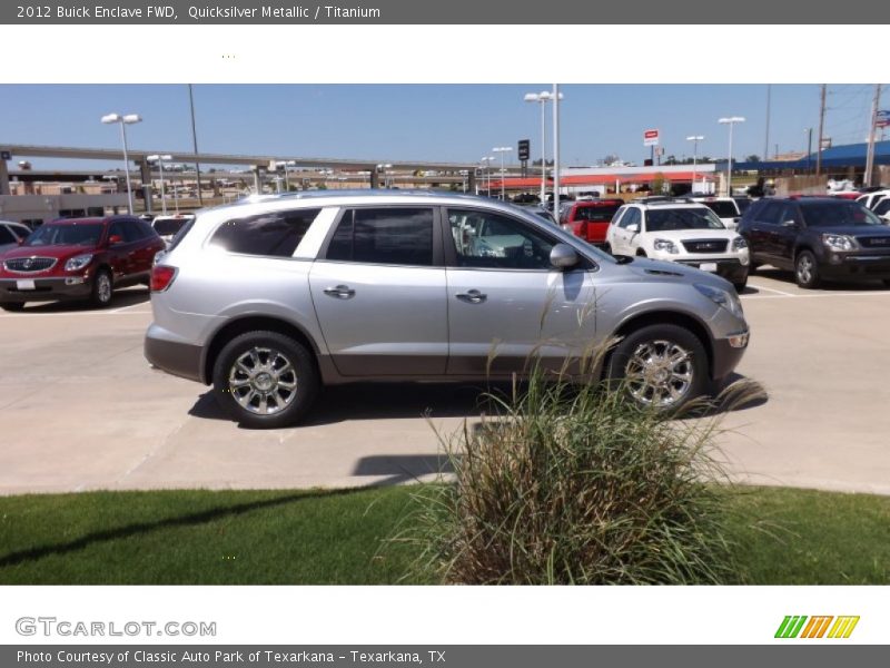 Quicksilver Metallic / Titanium 2012 Buick Enclave FWD