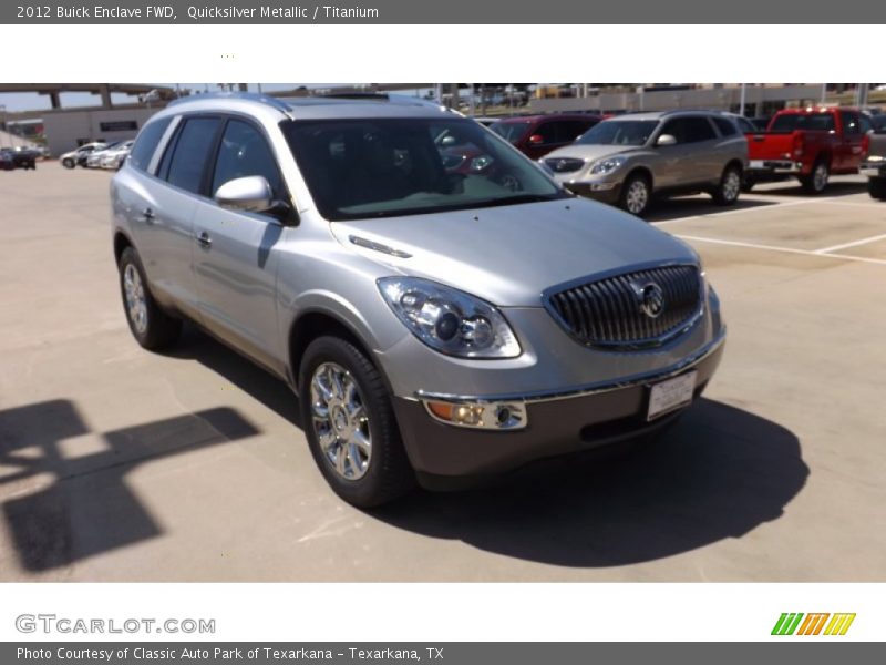 Quicksilver Metallic / Titanium 2012 Buick Enclave FWD