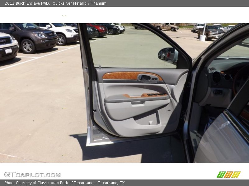 Quicksilver Metallic / Titanium 2012 Buick Enclave FWD