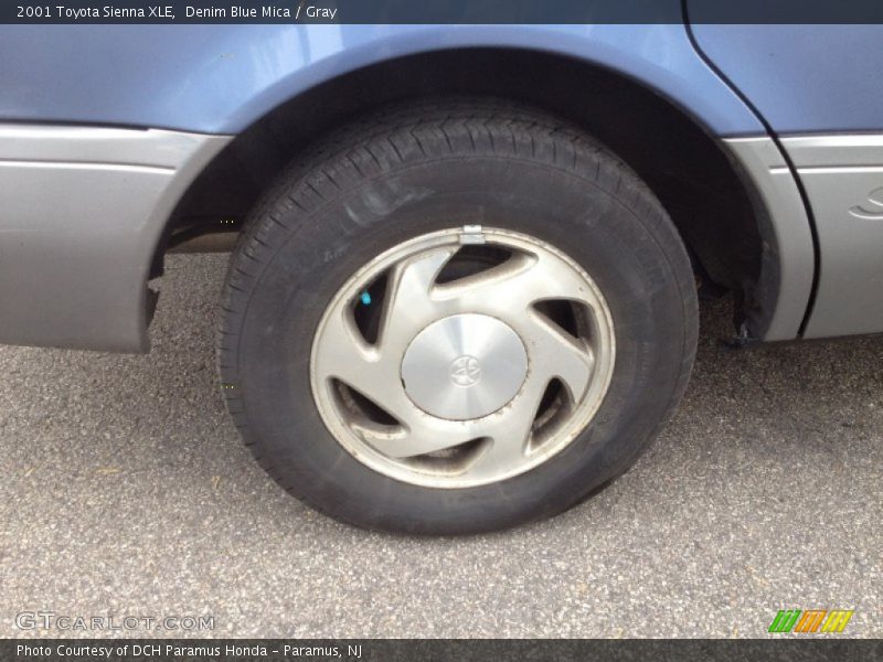 Denim Blue Mica / Gray 2001 Toyota Sienna XLE