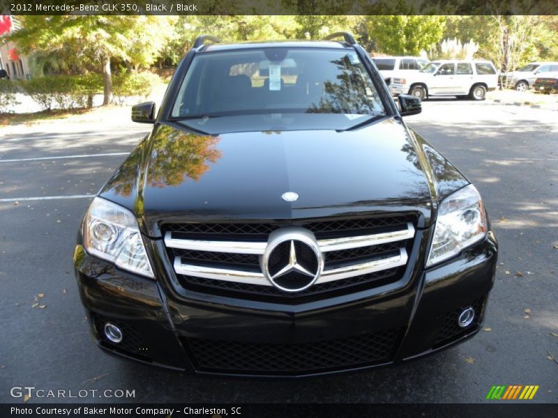 Black / Black 2012 Mercedes-Benz GLK 350