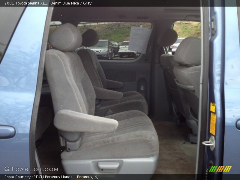 Denim Blue Mica / Gray 2001 Toyota Sienna XLE
