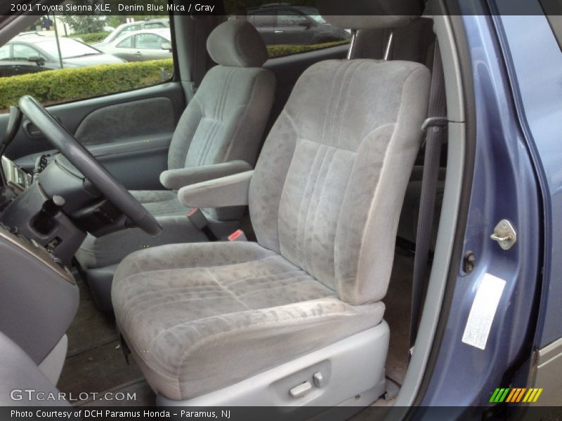 Denim Blue Mica / Gray 2001 Toyota Sienna XLE