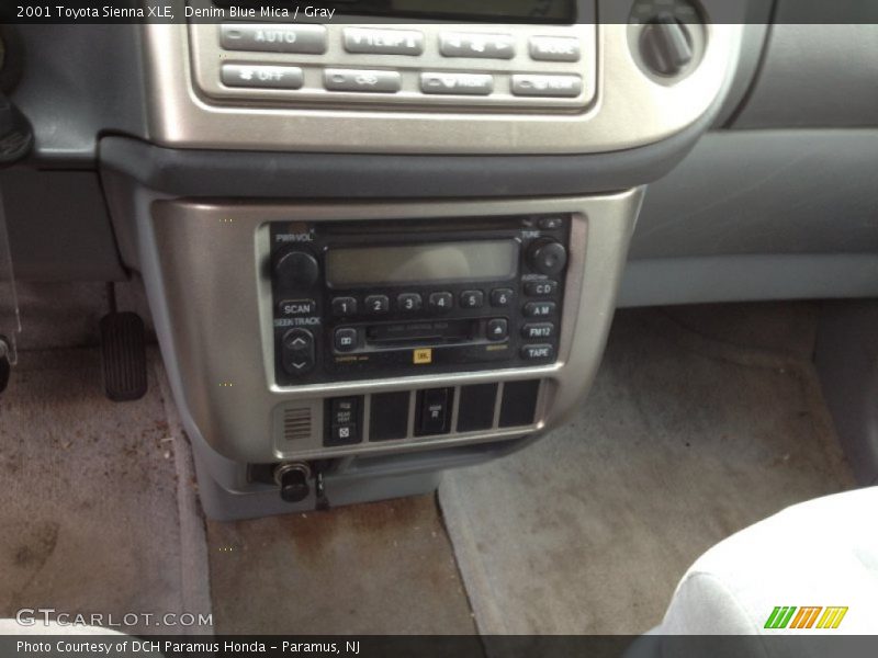Denim Blue Mica / Gray 2001 Toyota Sienna XLE