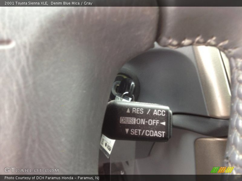 Denim Blue Mica / Gray 2001 Toyota Sienna XLE