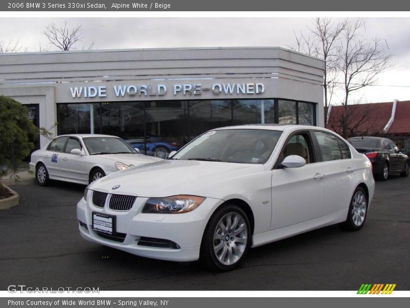 Alpine White / Beige 2006 BMW 3 Series 330xi Sedan