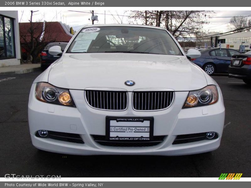 Alpine White / Beige 2006 BMW 3 Series 330xi Sedan