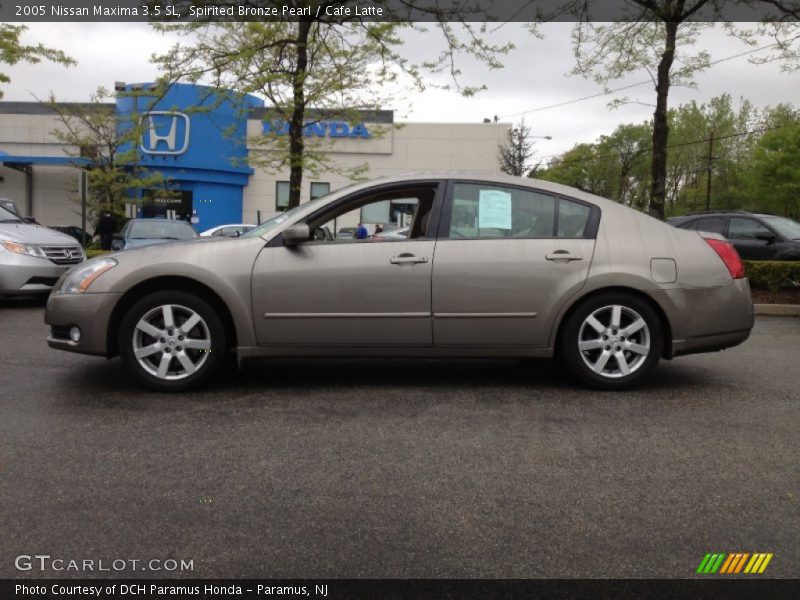 Spirited Bronze Pearl / Cafe Latte 2005 Nissan Maxima 3.5 SL
