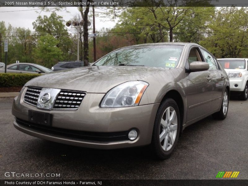Spirited Bronze Pearl / Cafe Latte 2005 Nissan Maxima 3.5 SL