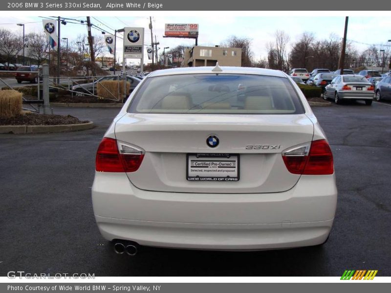 Alpine White / Beige 2006 BMW 3 Series 330xi Sedan