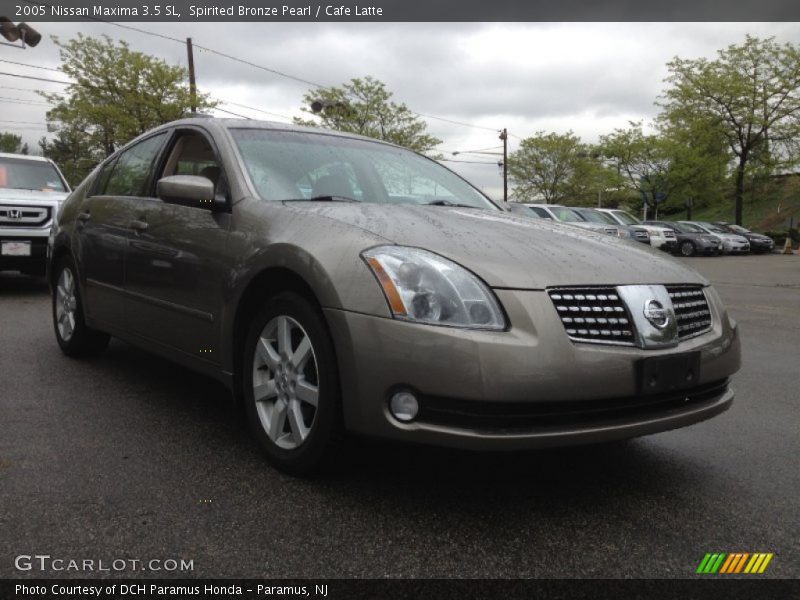 Spirited Bronze Pearl / Cafe Latte 2005 Nissan Maxima 3.5 SL