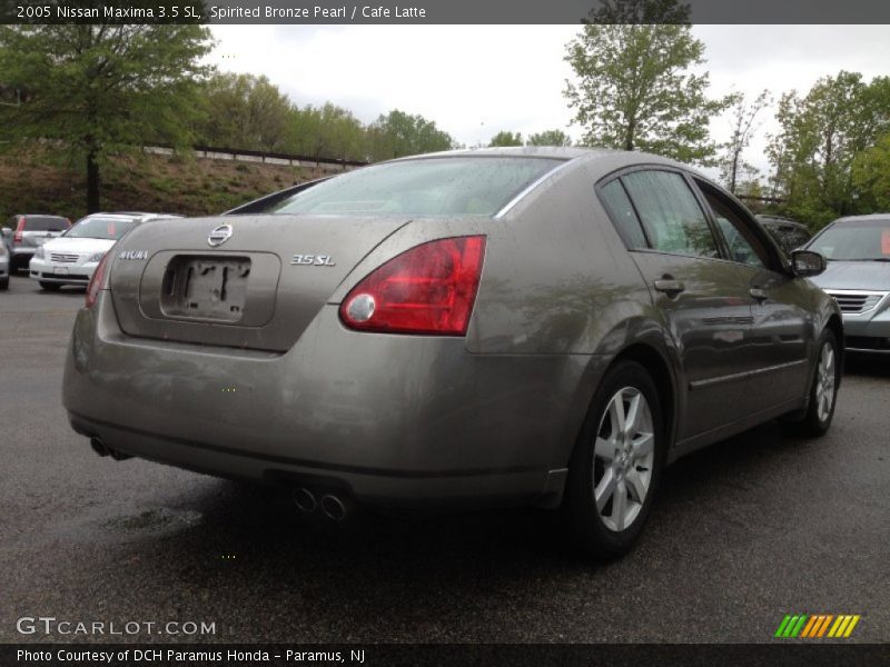 Spirited Bronze Pearl / Cafe Latte 2005 Nissan Maxima 3.5 SL