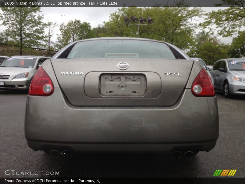 Spirited Bronze Pearl / Cafe Latte 2005 Nissan Maxima 3.5 SL