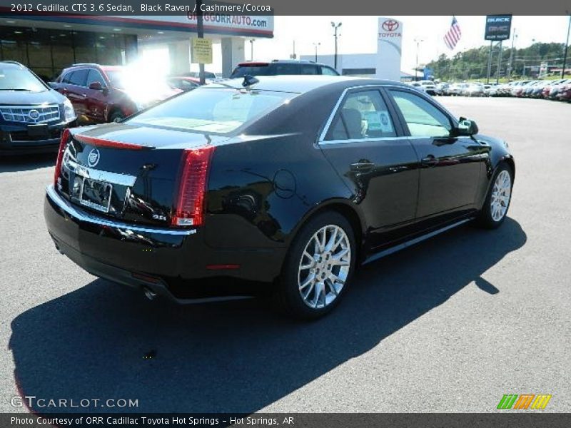 Black Raven / Cashmere/Cocoa 2012 Cadillac CTS 3.6 Sedan