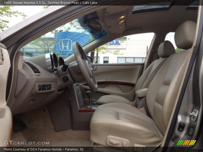 Spirited Bronze Pearl / Cafe Latte 2005 Nissan Maxima 3.5 SL