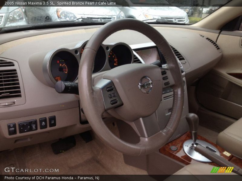 Spirited Bronze Pearl / Cafe Latte 2005 Nissan Maxima 3.5 SL