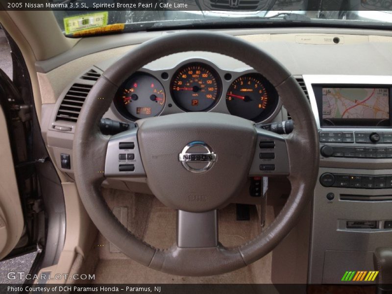 Spirited Bronze Pearl / Cafe Latte 2005 Nissan Maxima 3.5 SL
