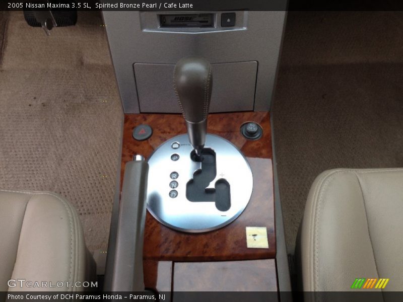 Spirited Bronze Pearl / Cafe Latte 2005 Nissan Maxima 3.5 SL