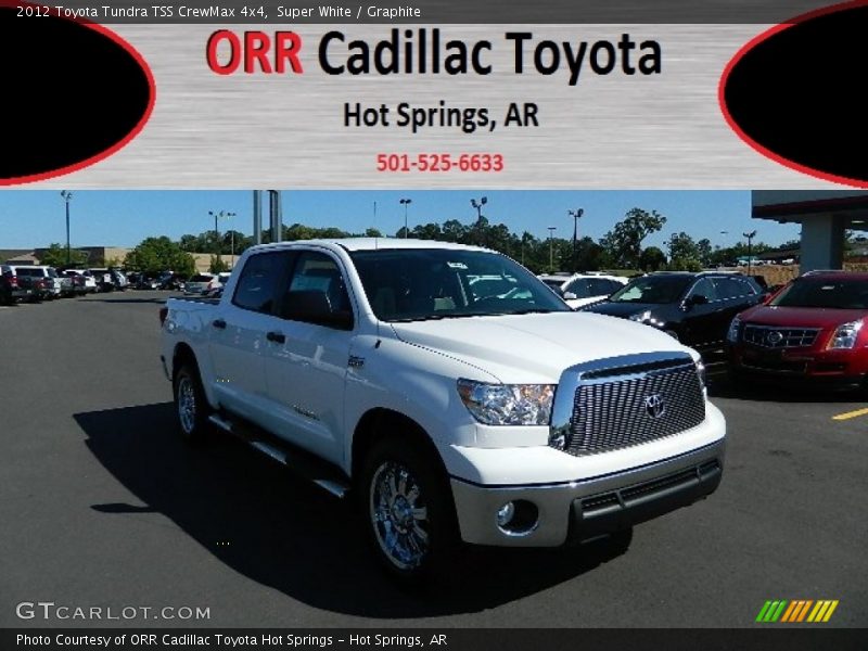 Super White / Graphite 2012 Toyota Tundra TSS CrewMax 4x4