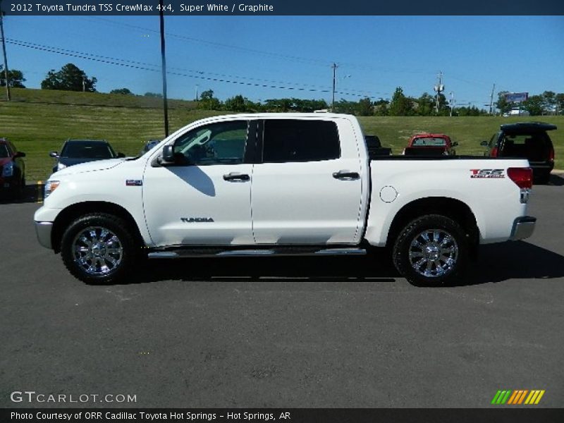 Super White / Graphite 2012 Toyota Tundra TSS CrewMax 4x4