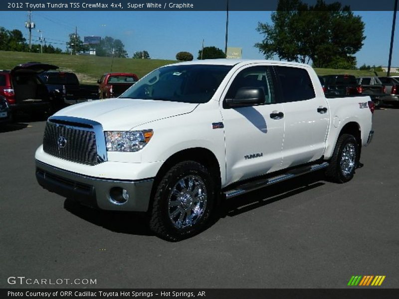 Super White / Graphite 2012 Toyota Tundra TSS CrewMax 4x4