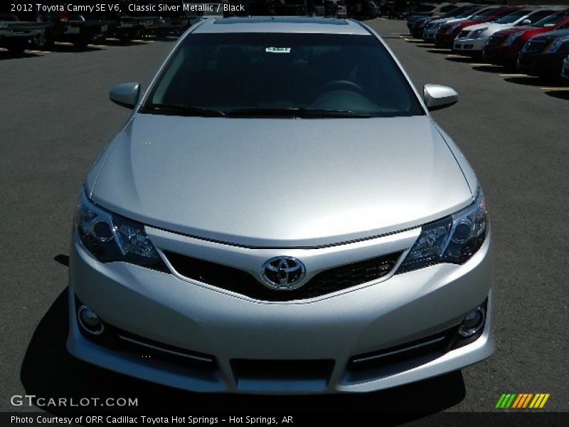 Classic Silver Metallic / Black 2012 Toyota Camry SE V6