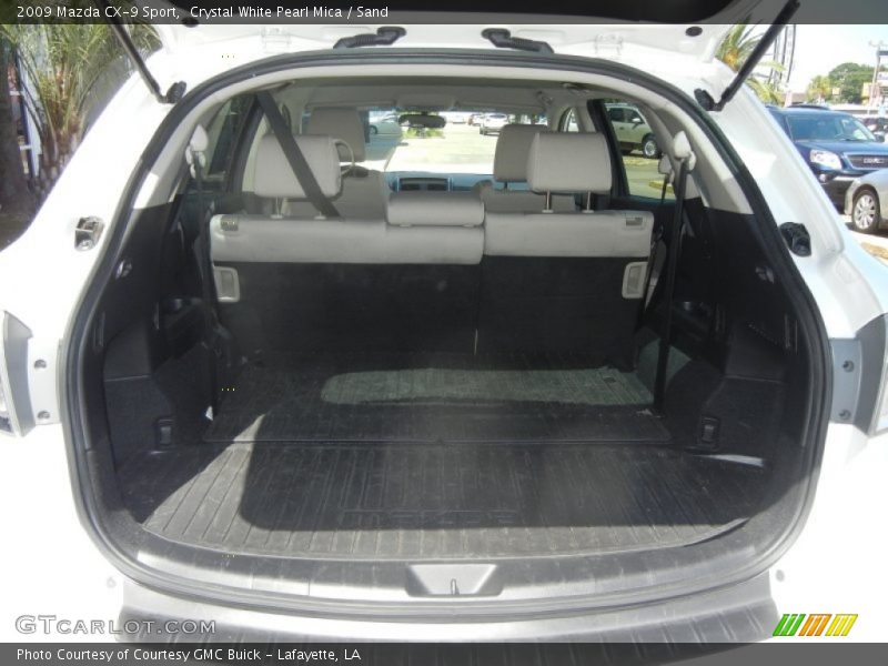 Crystal White Pearl Mica / Sand 2009 Mazda CX-9 Sport