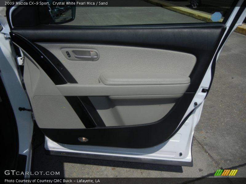 Crystal White Pearl Mica / Sand 2009 Mazda CX-9 Sport