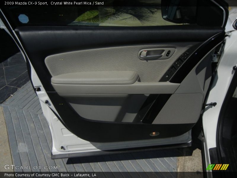 Crystal White Pearl Mica / Sand 2009 Mazda CX-9 Sport
