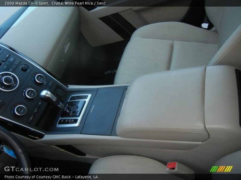 Crystal White Pearl Mica / Sand 2009 Mazda CX-9 Sport